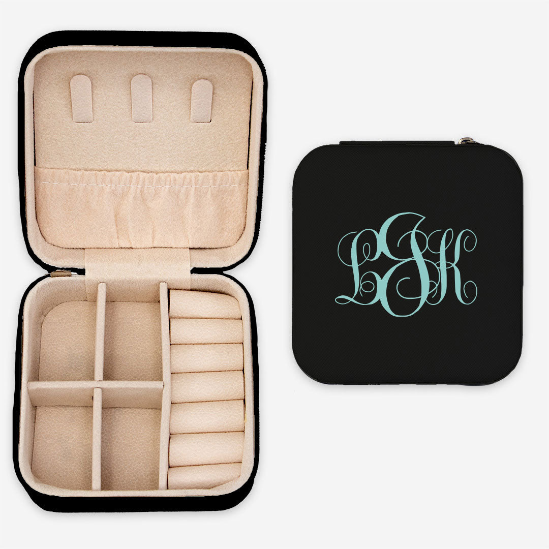 Monogram Travel Jewelry Case