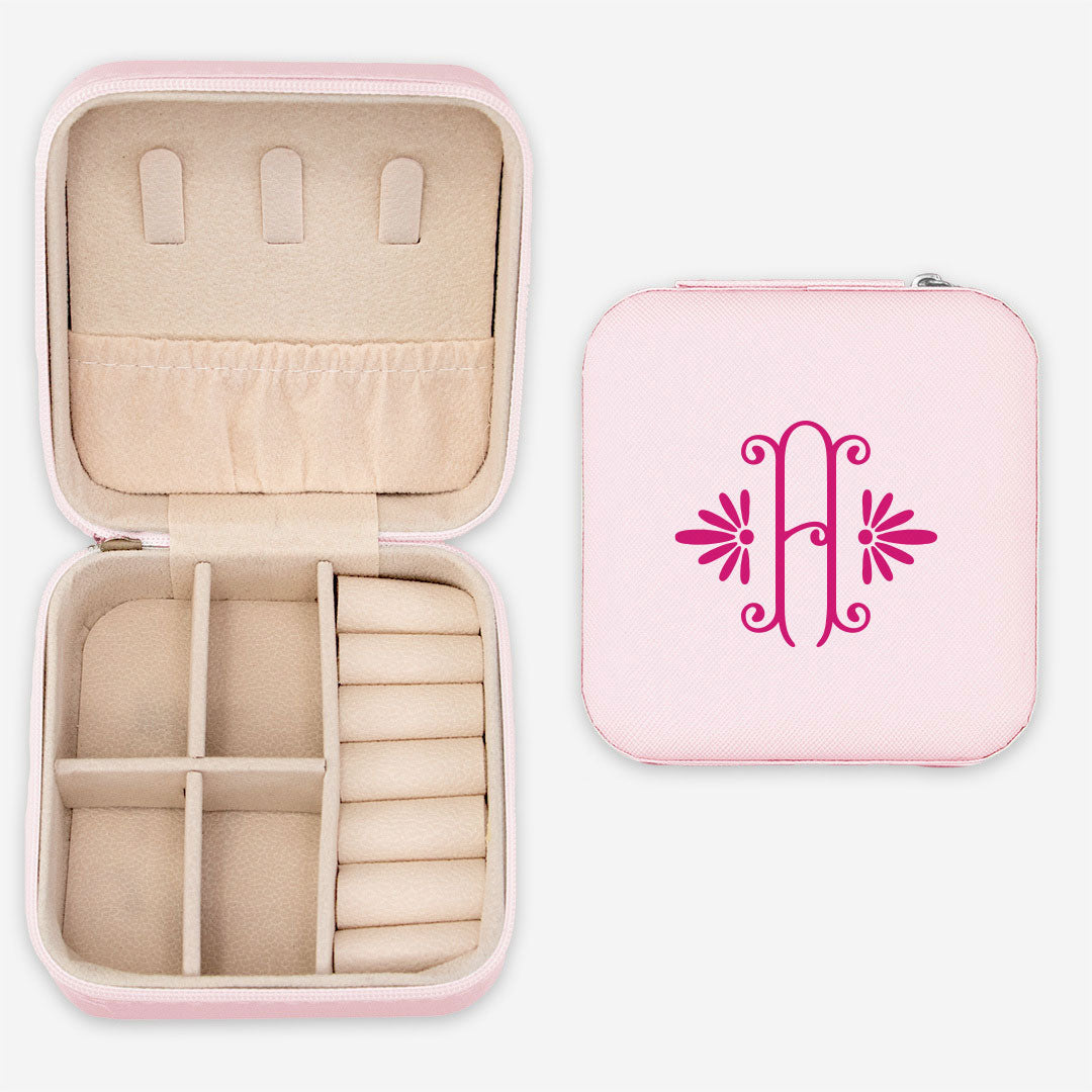 Monogram Travel Jewelry Case