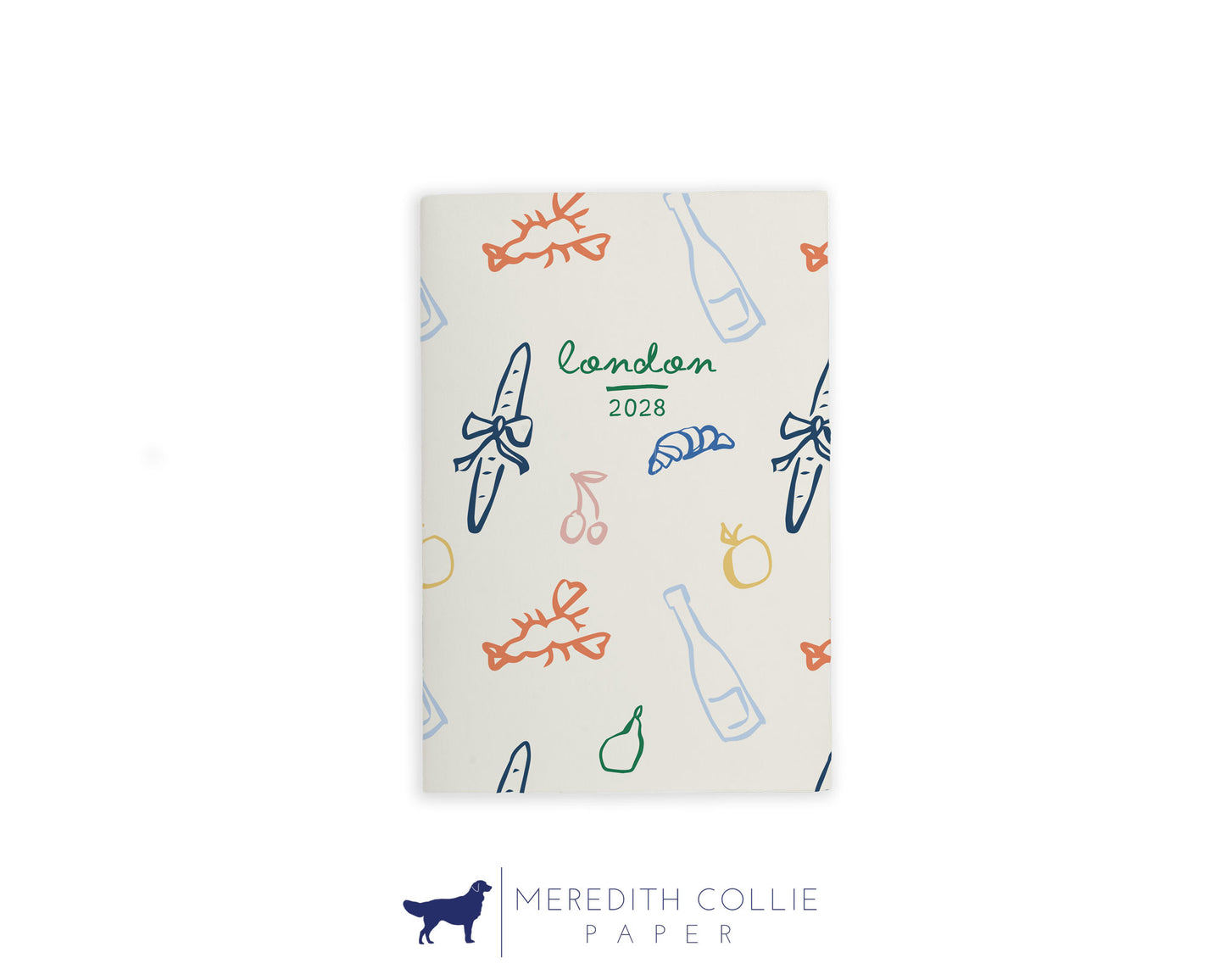 Food Doodles Personalized Travel Journal