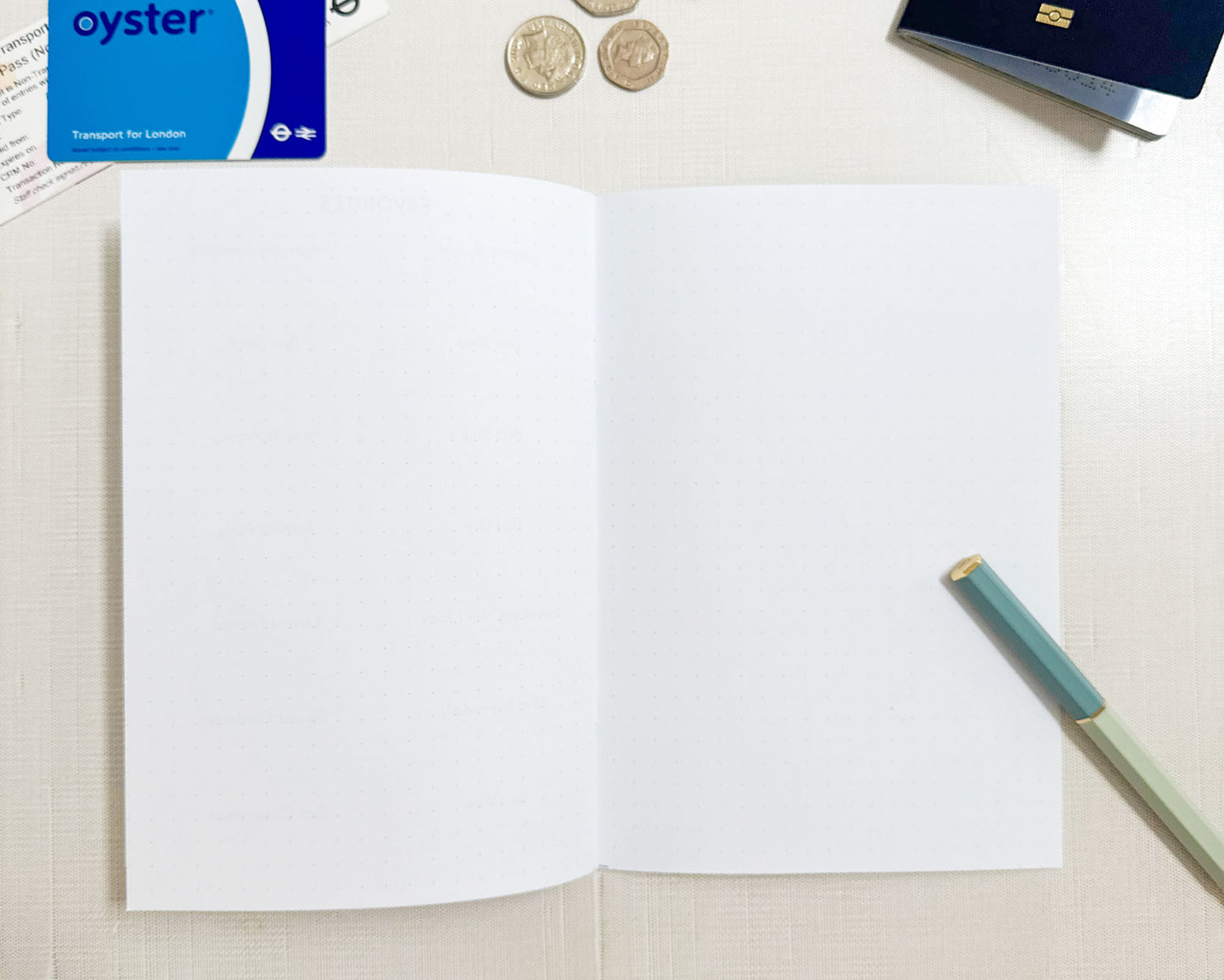 Bright Bon Voyage Personalized Travel Journal