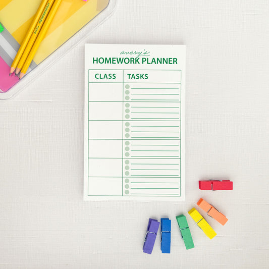 Simple Homework Planner
