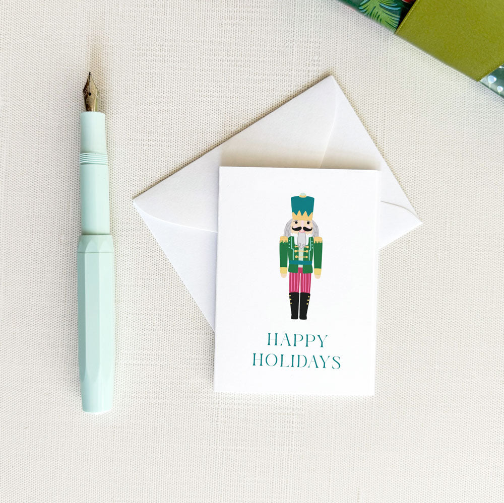 Vintage Christmas Nutcracker Gift Card Enclosure Cards