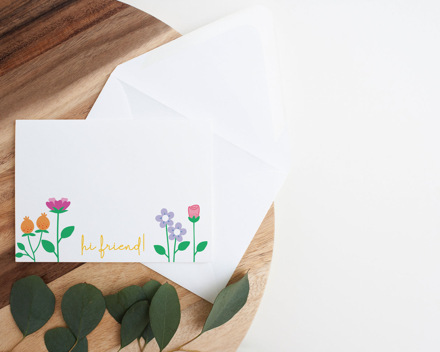 Hi Friend Note Card - April 2023