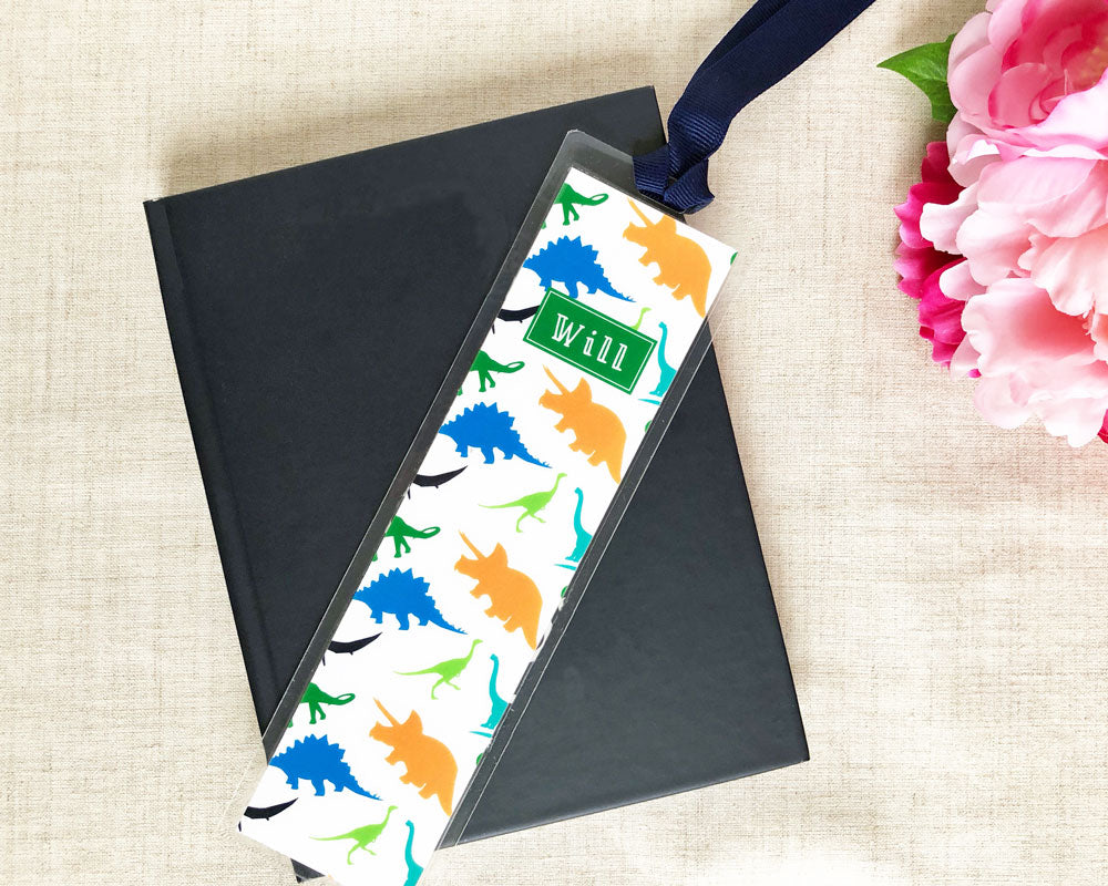 Dinosaur Laminated Bookmark