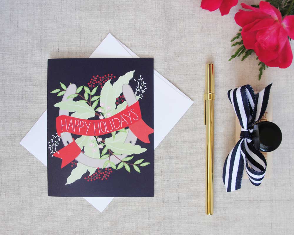 Equestrian Holiday Greeting Card