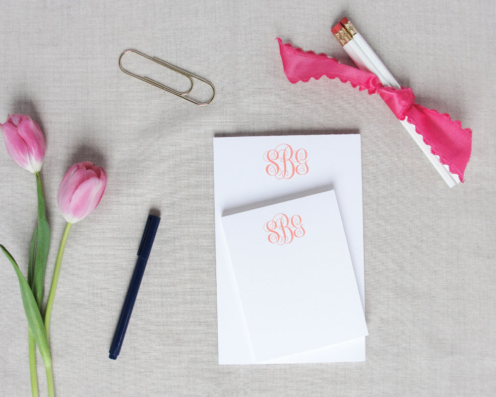 Script Monogram Notepad