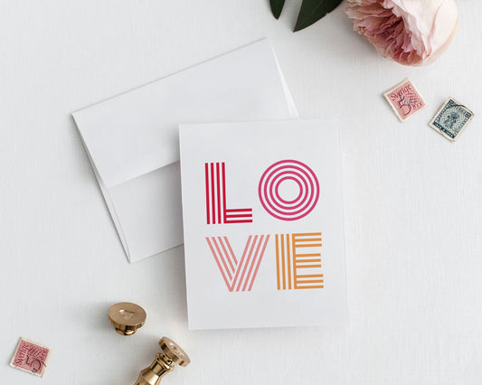 Modern Love Greeting Card