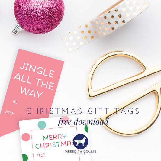 Christmas Gift Tags / Free Download