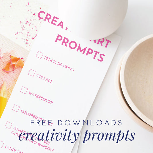 creative art prompts, free download