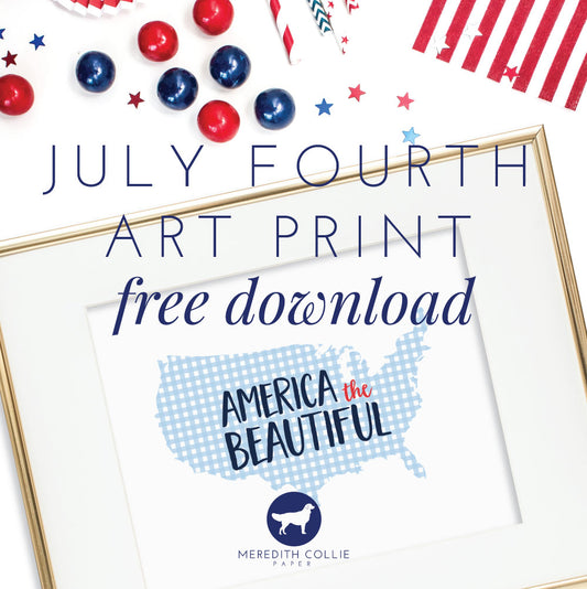 July Fourth Art Print / Free Download
