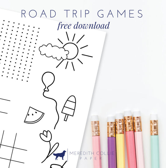 Road Trip Games for Kids / Free Printable