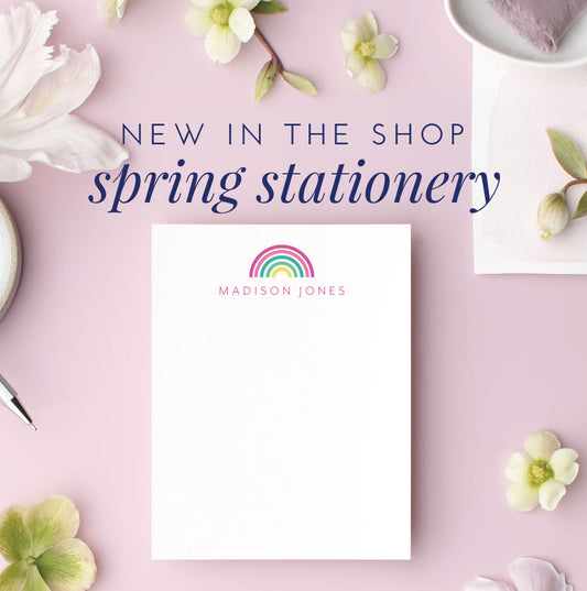 New Spring Stationery Designs