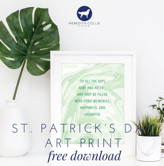 St. Patrick’s Day Art Print / Free Download