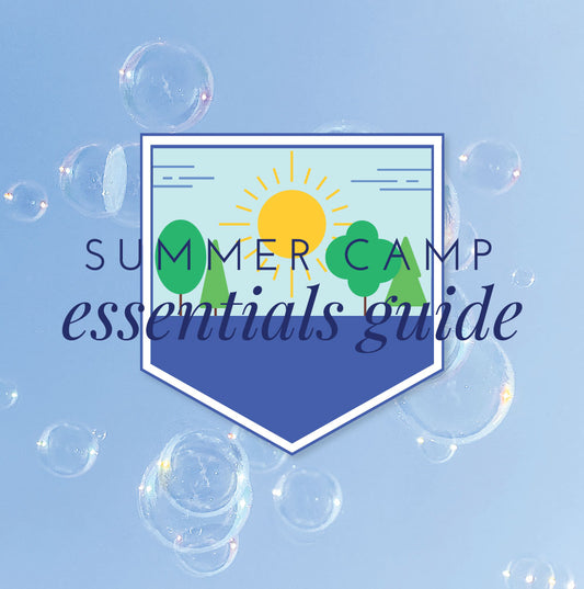 summer camp essentials guide, bubble background photo