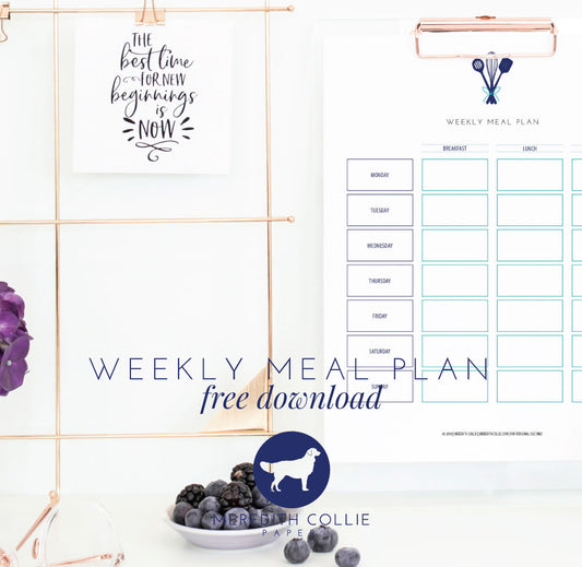 Weekly Meal Planner / Free Download