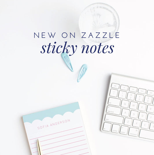 Personalized Sticky Notes on Zazzle