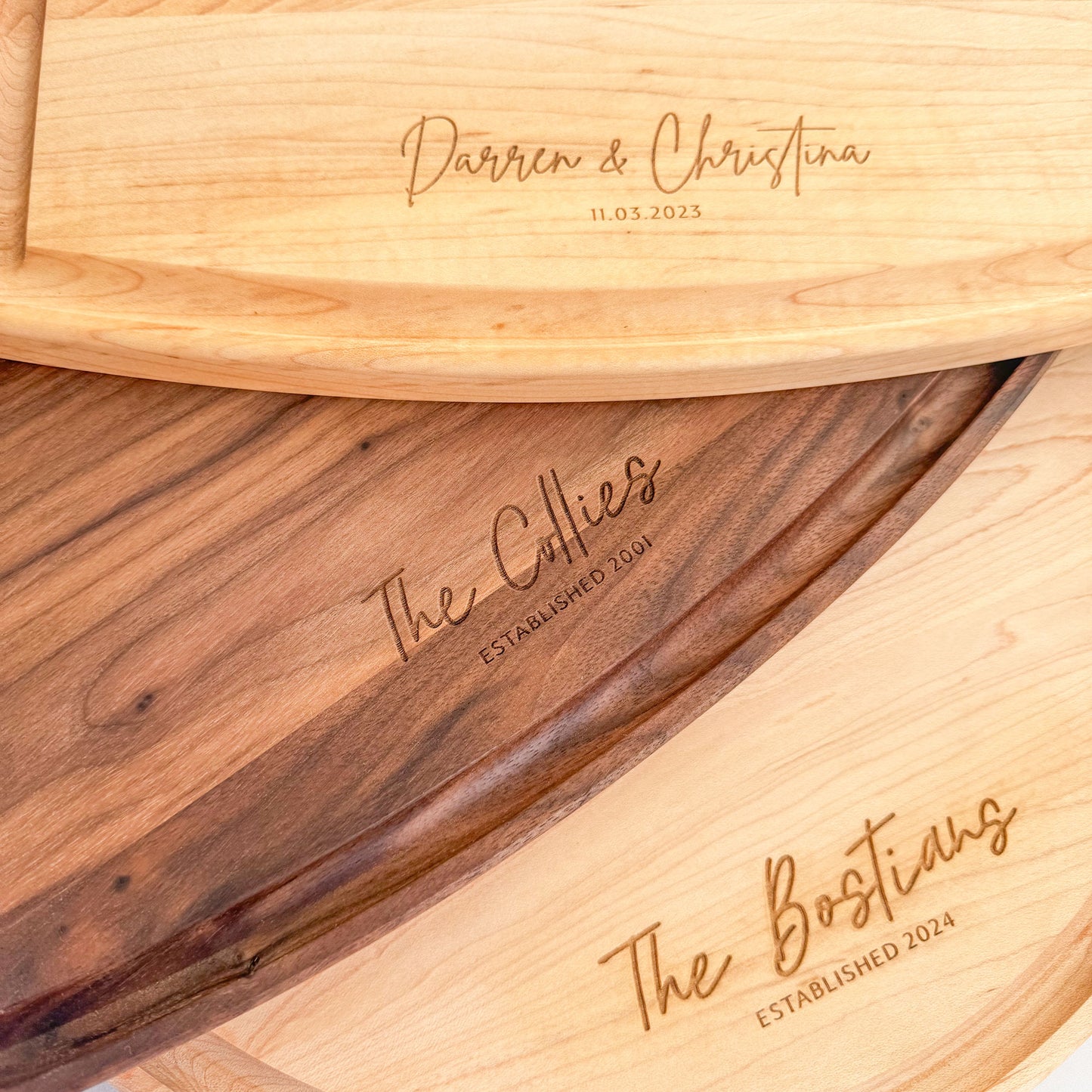 Engraved Personalized Cutting Boards