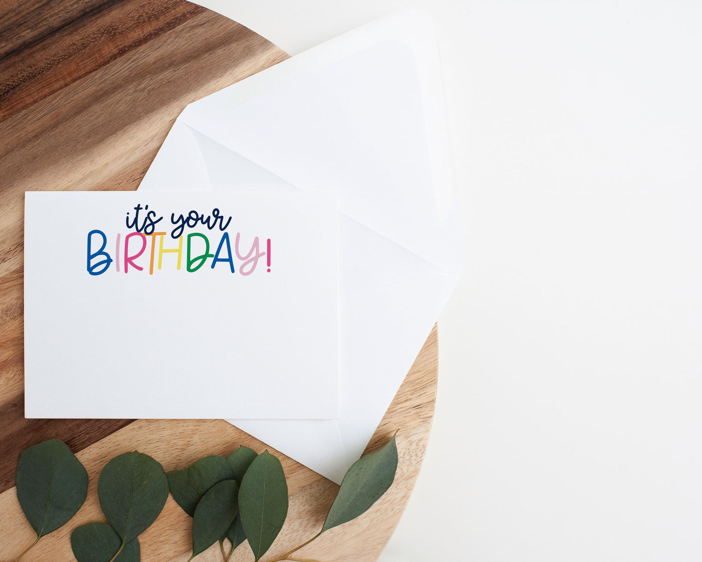 Whimsical Happy Birthday Note Card - August 2023