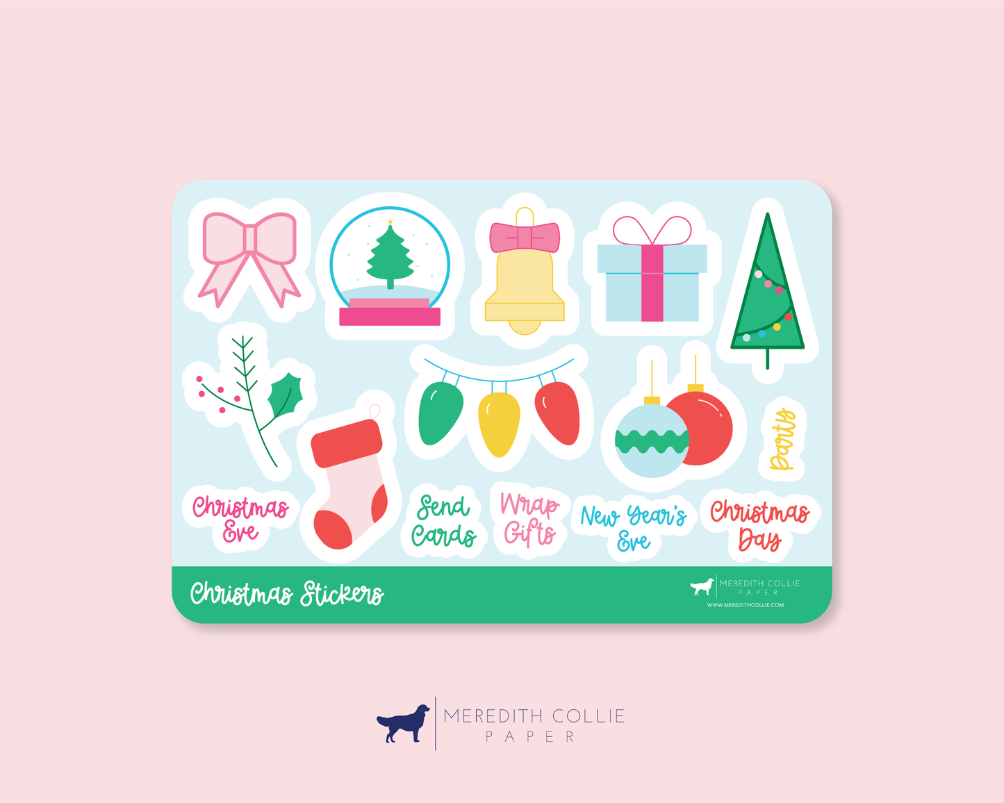 Christmas Planner Sticker Sheet