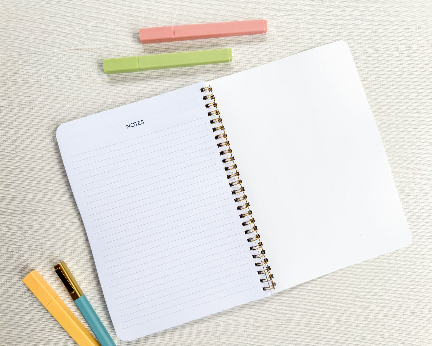 Personalized Large Floral Spiral Bound Homework Planner