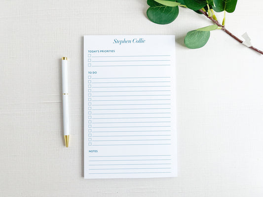 Personalized Priority To Do List Daily Notepad