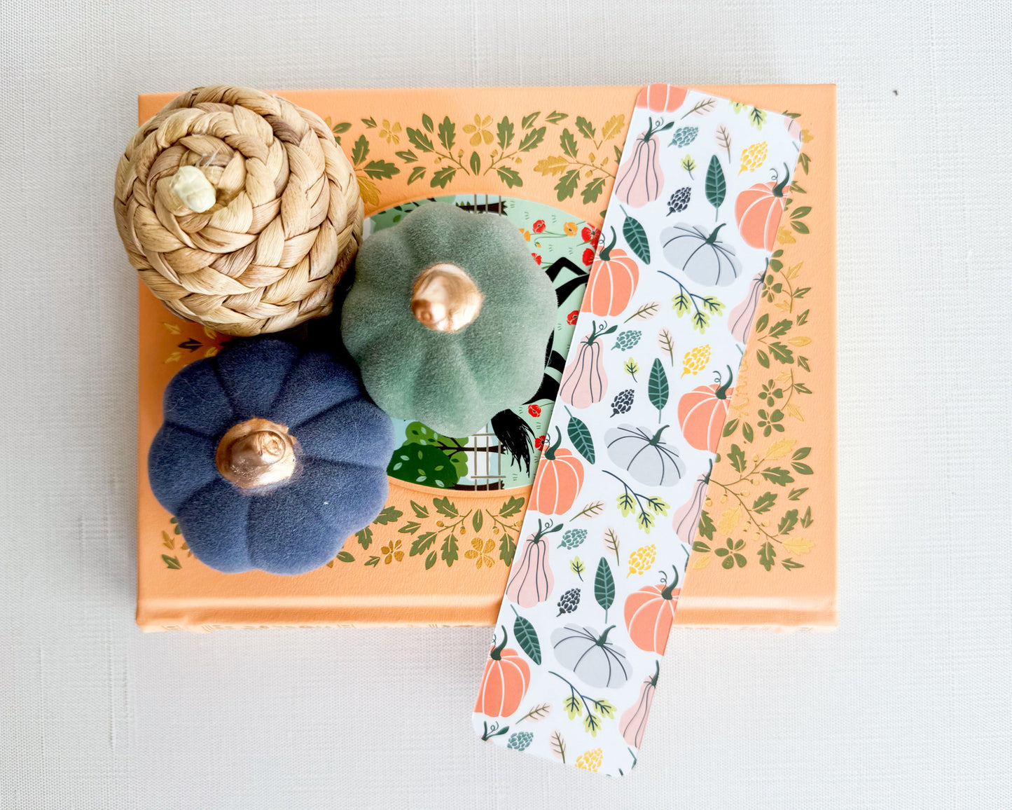 Preppy Pumpkin Bookmark