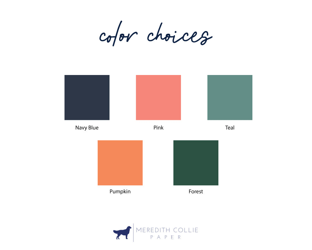 Preppy Pumpkin Personalized Stationery