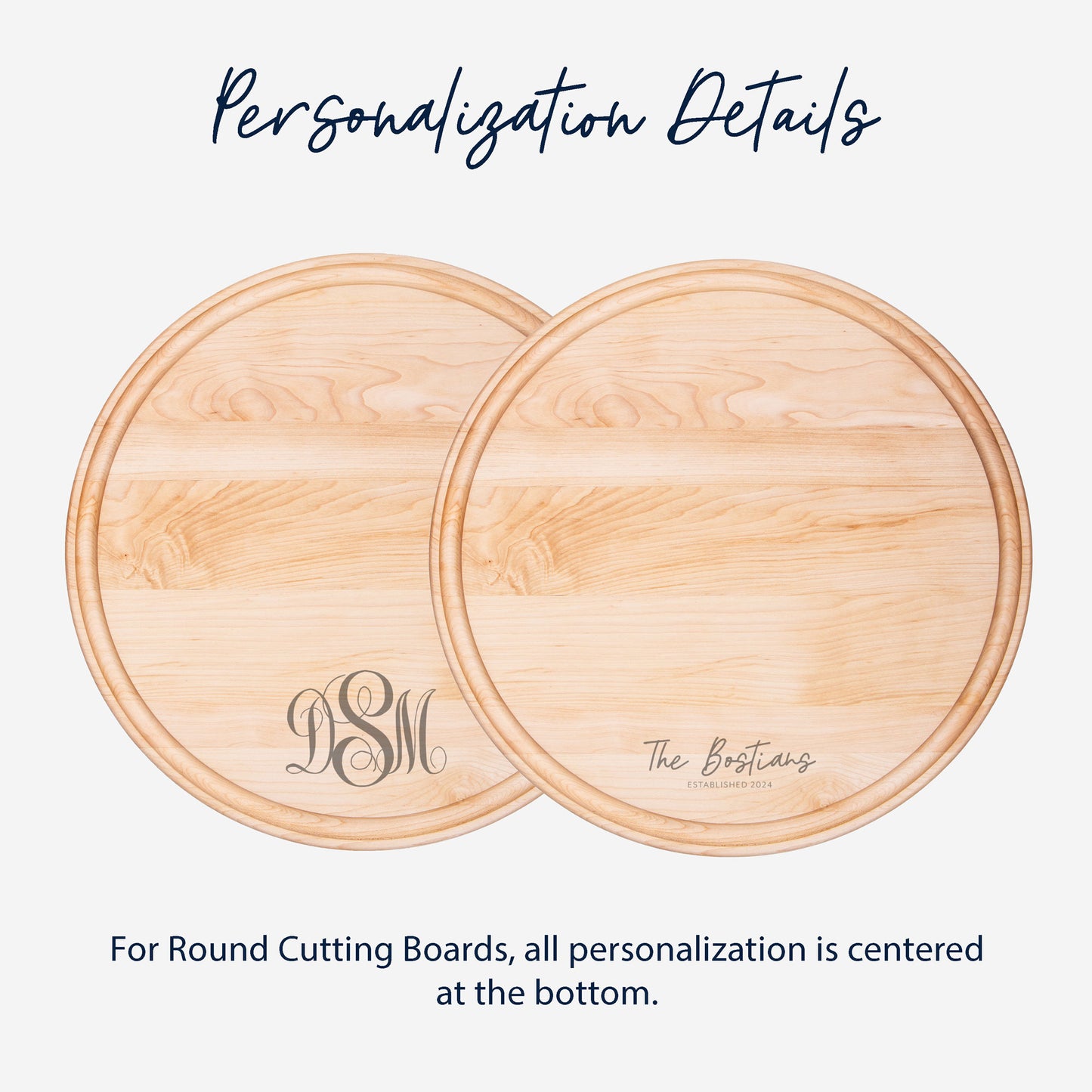 Engraved Personalized Cutting Boards