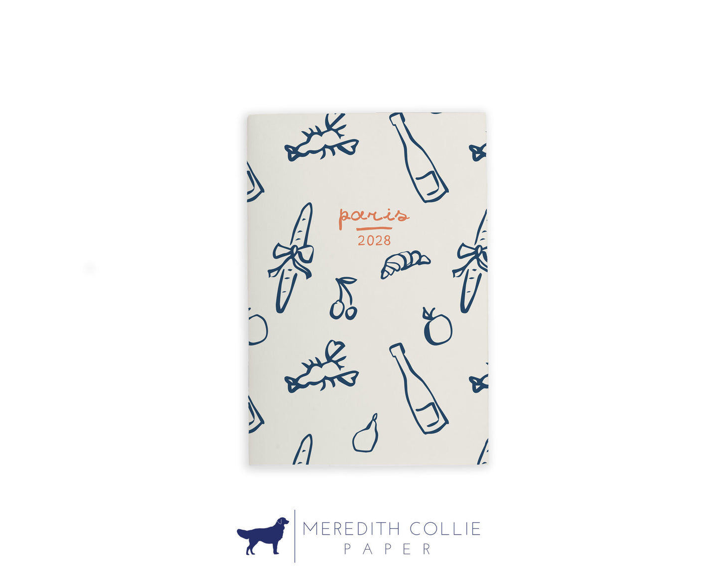 Food Doodles Personalized Travel Journal