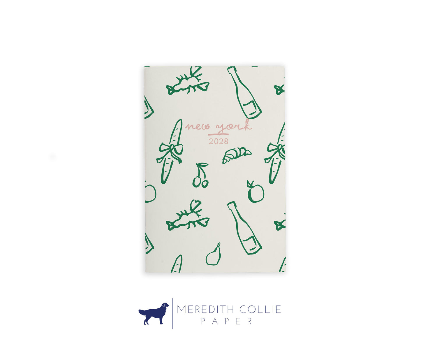 Food Doodles Personalized Travel Journal