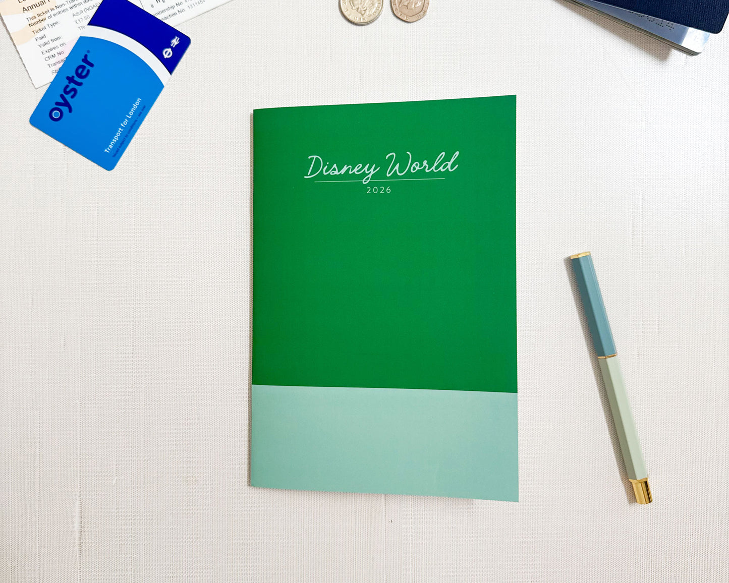 Color Block Personalized Travel Journal