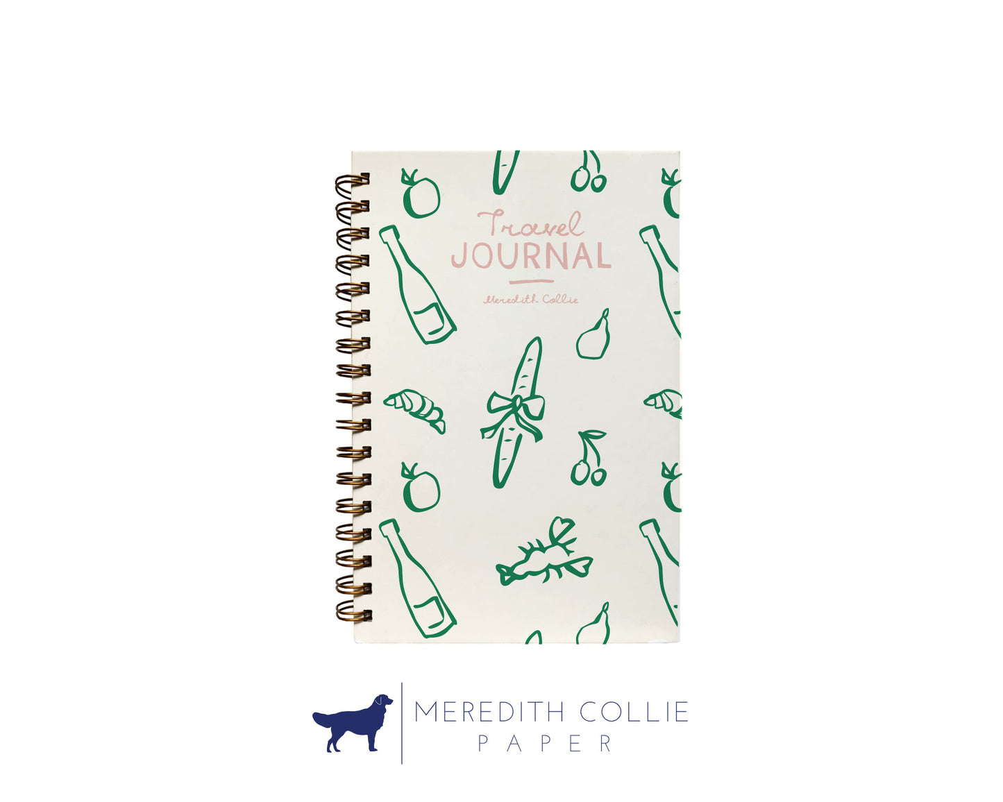 Food Doodles Personalized Travel Journal