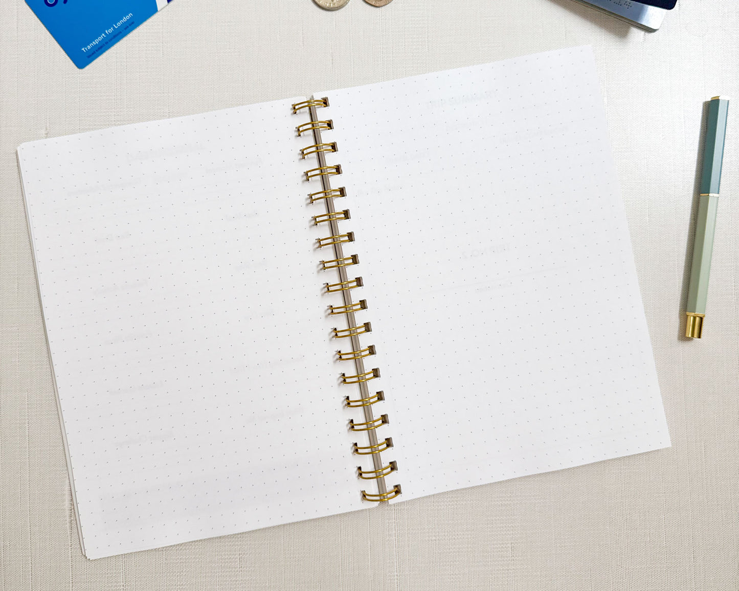 Bright Bon Voyage Personalized Travel Journal