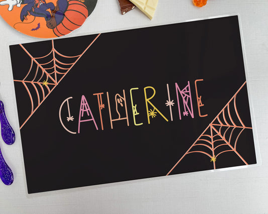 Personalized Spooky Halloween Placemat