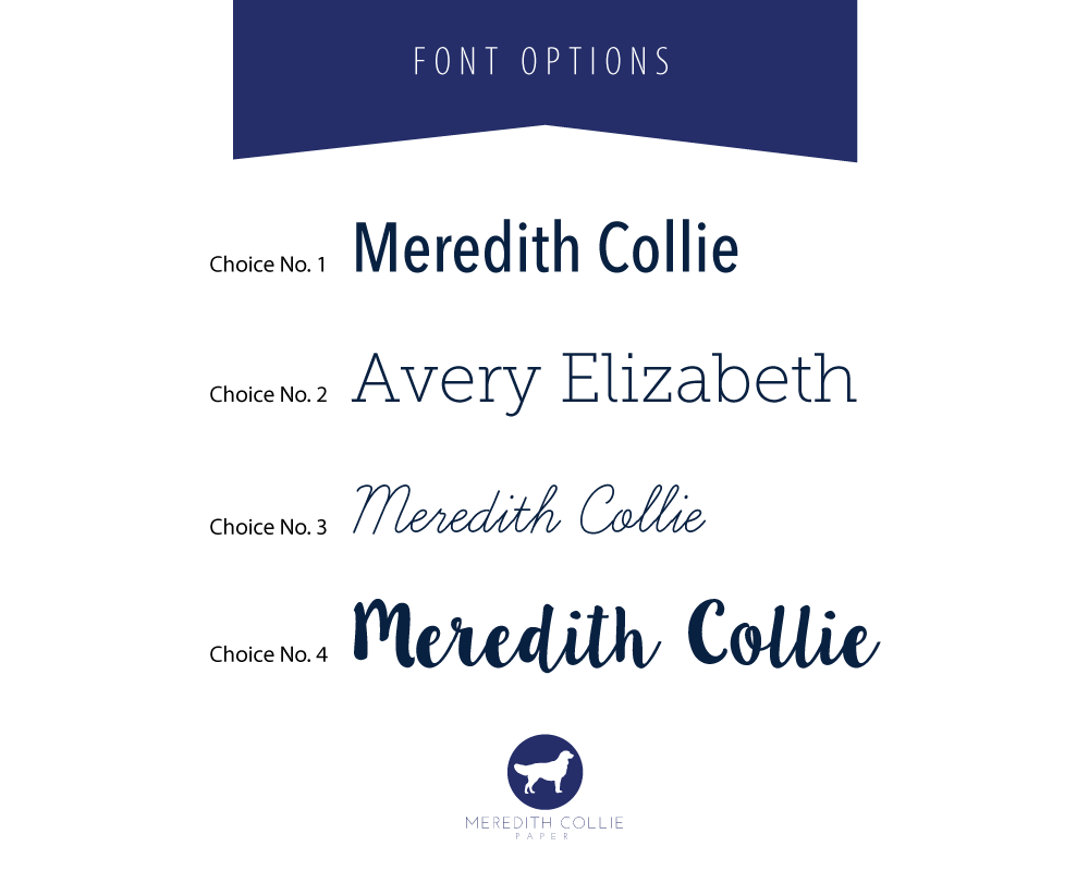 2016 Pattern Font Options | Meredith Collie Paper