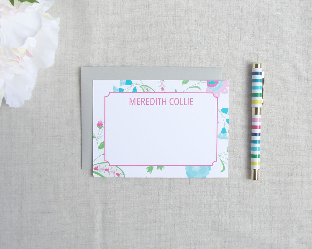 Floral Paisley Stationery Set | Meredith Collie Paper