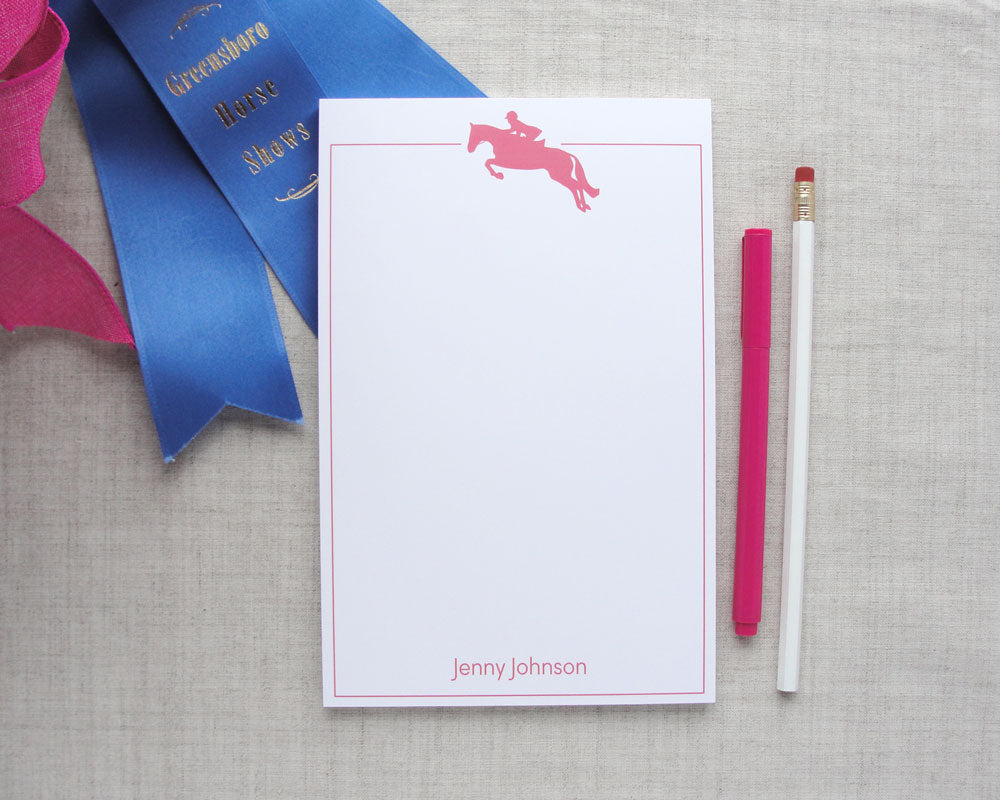 Equestrian Silhouette Notepad