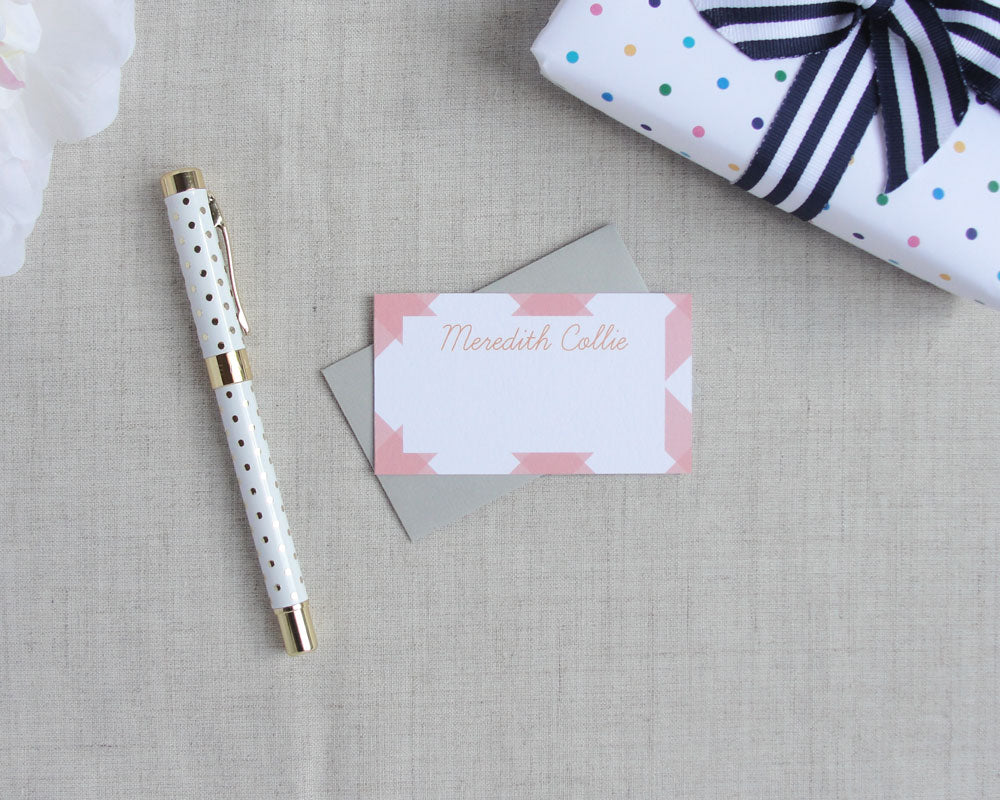 Buffalo Check Enclosure Cards | Meredith Collie Paper