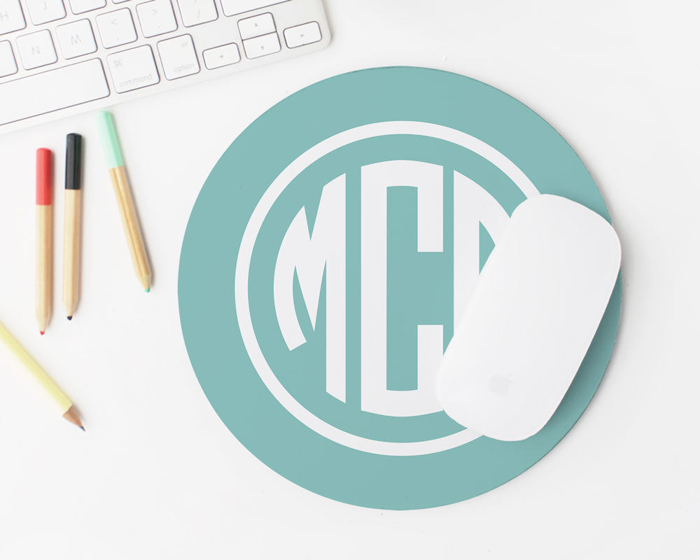 Monogram Mousepad - Circle / Meredith Collie Paper
