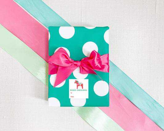 Preppy Christmas Gift Stickers