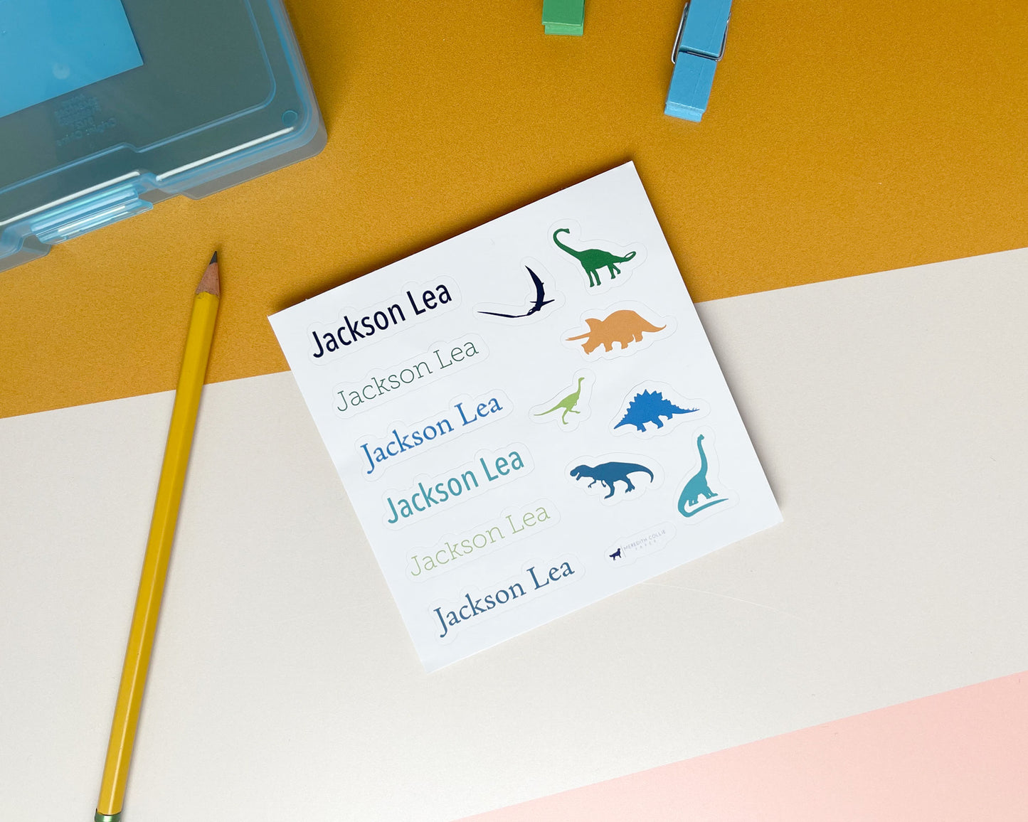 Personalized Vinyl Name Stickers for Kids