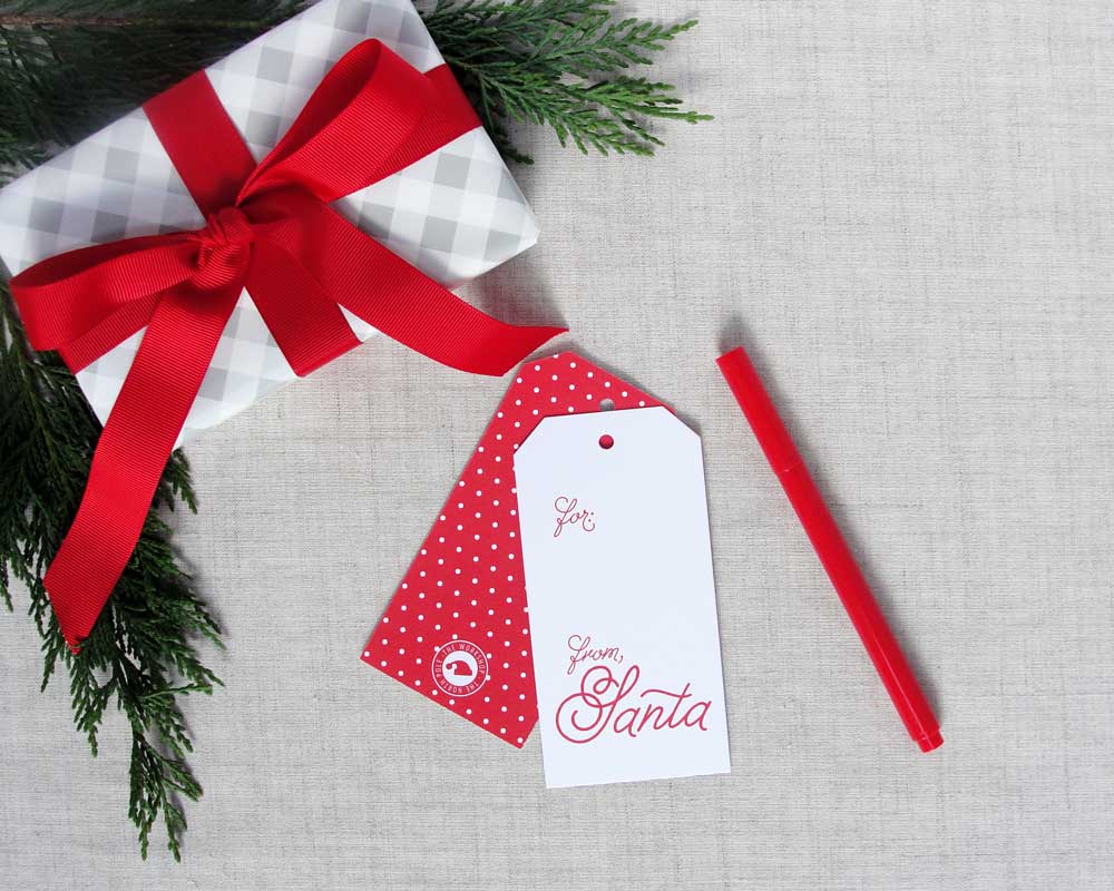 From Santa Clause Holiday Gift Tags