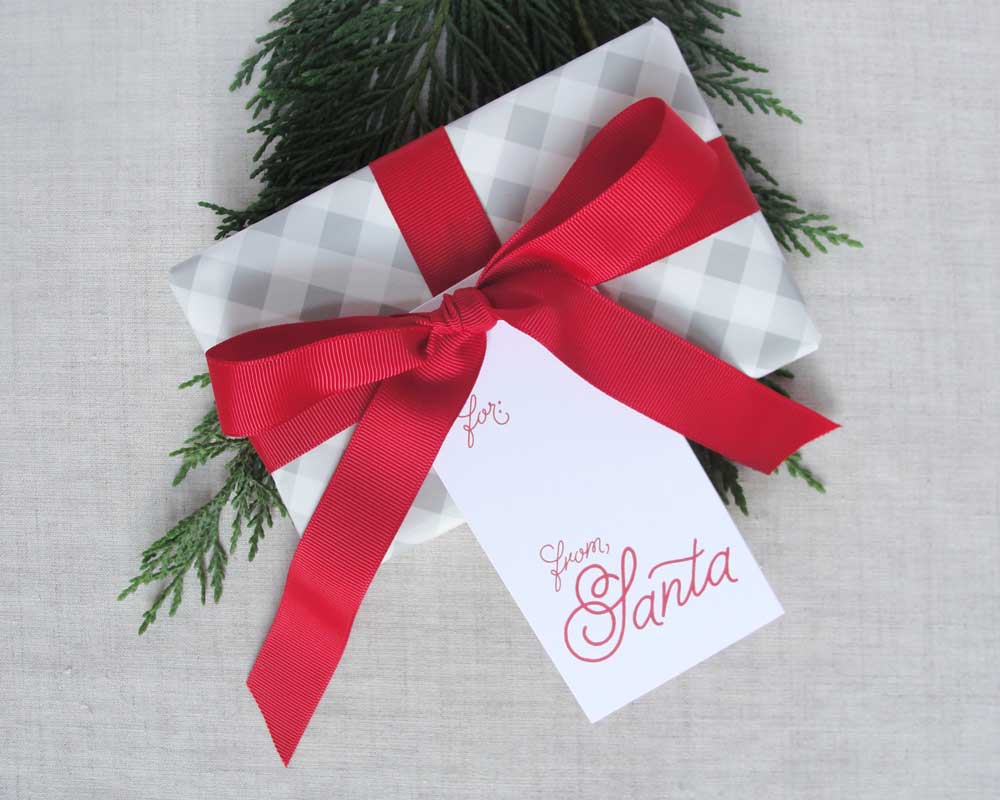 From Santa Claus Holiday Gift Tags