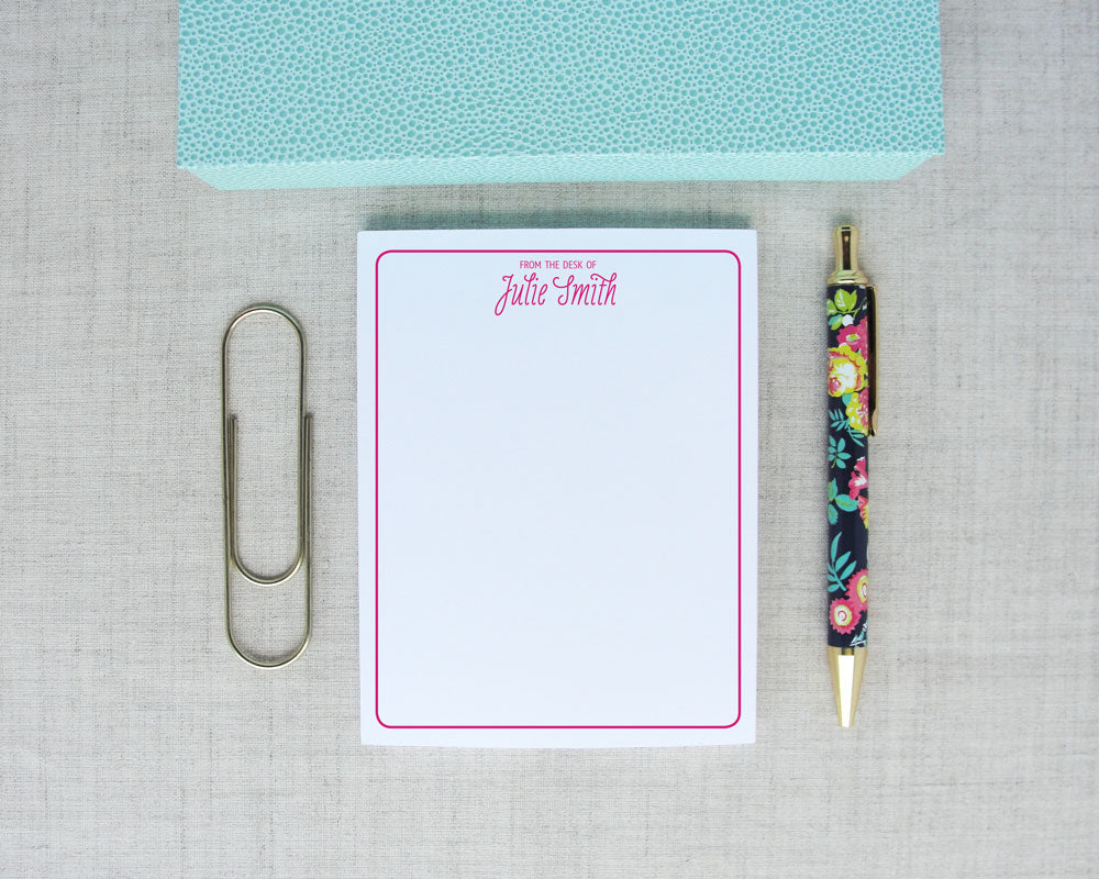 Ladies Personalized Notepad