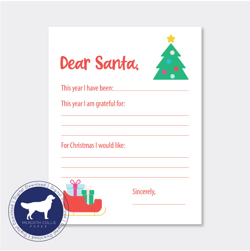 Preppy Letter to Santa