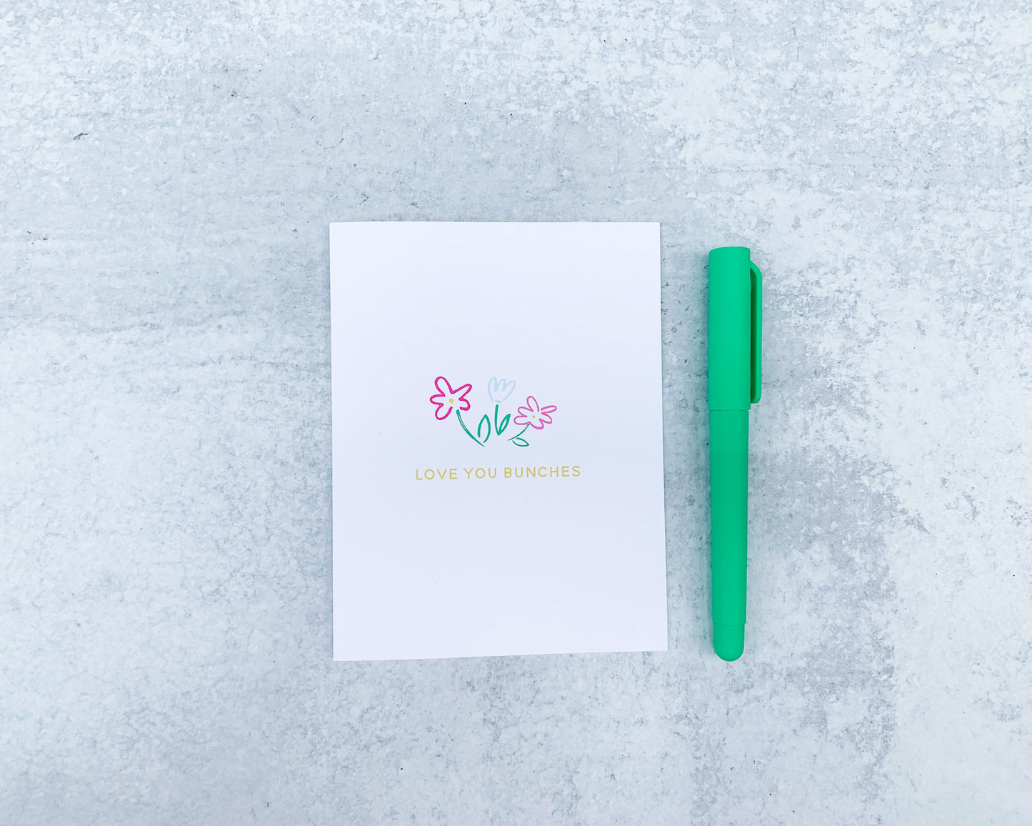 Floral Love You Bunches Greeting Card
