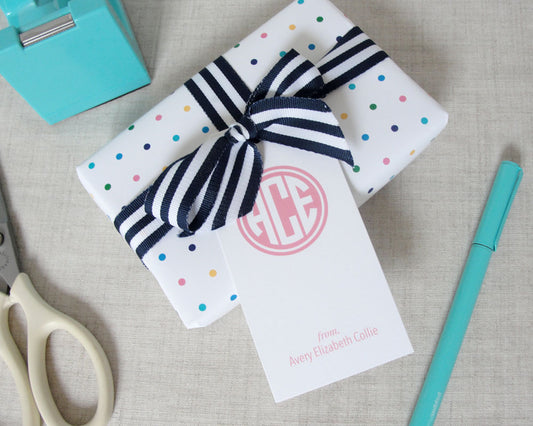 Monogram Gift Tags | Meredith Collie Paper